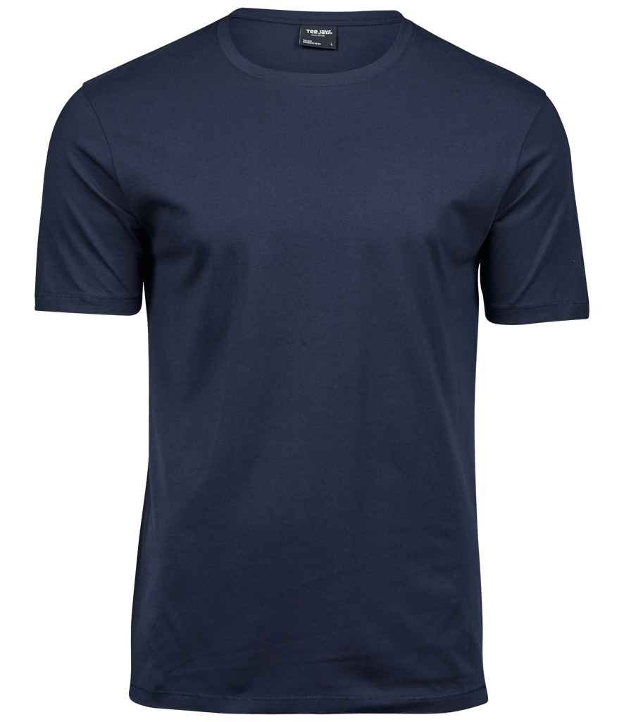 Tee Jays Luxury Cotton T - Shirt | Navy - Eg Clothing UK