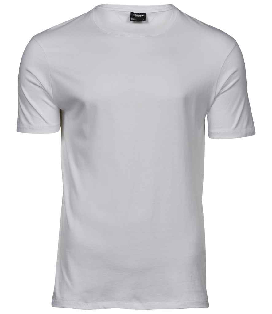 Tee Jays Luxury Cotton T - Shirt | White - Eg Clothing UK