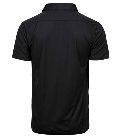 Tee Jays Luxury Sport Polo Shirt | Black - Eg Clothing UK