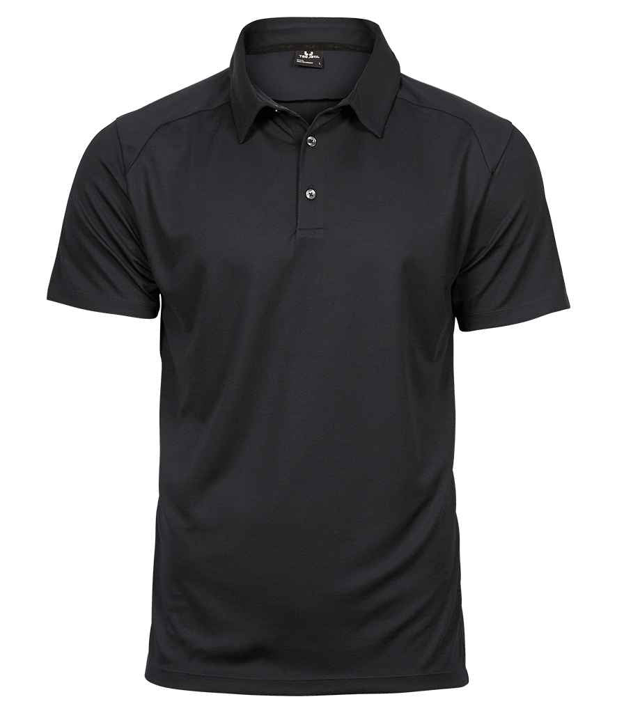 Tee Jays Luxury Sport Polo Shirt | Black - Eg Clothing UK