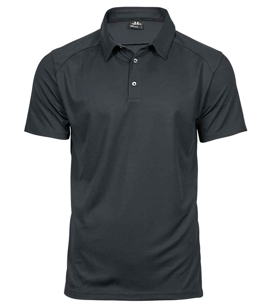 Tee Jays Luxury Sport Polo Shirt | Dark Grey - Eg Clothing UK