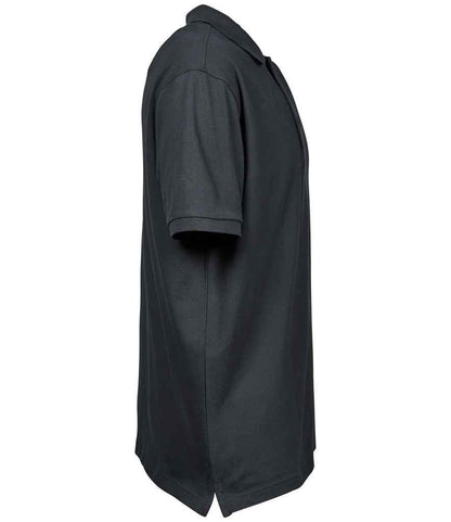 Tee Jays Luxury Stretch Piqué Polo Shirt | Dark Grey - Eg Clothing UK