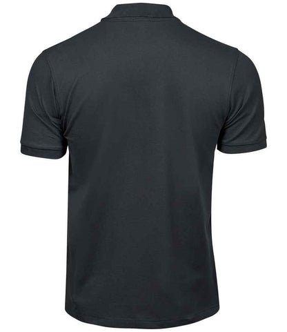 Tee Jays Luxury Stretch Piqué Polo Shirt | Dark Grey - Eg Clothing UK