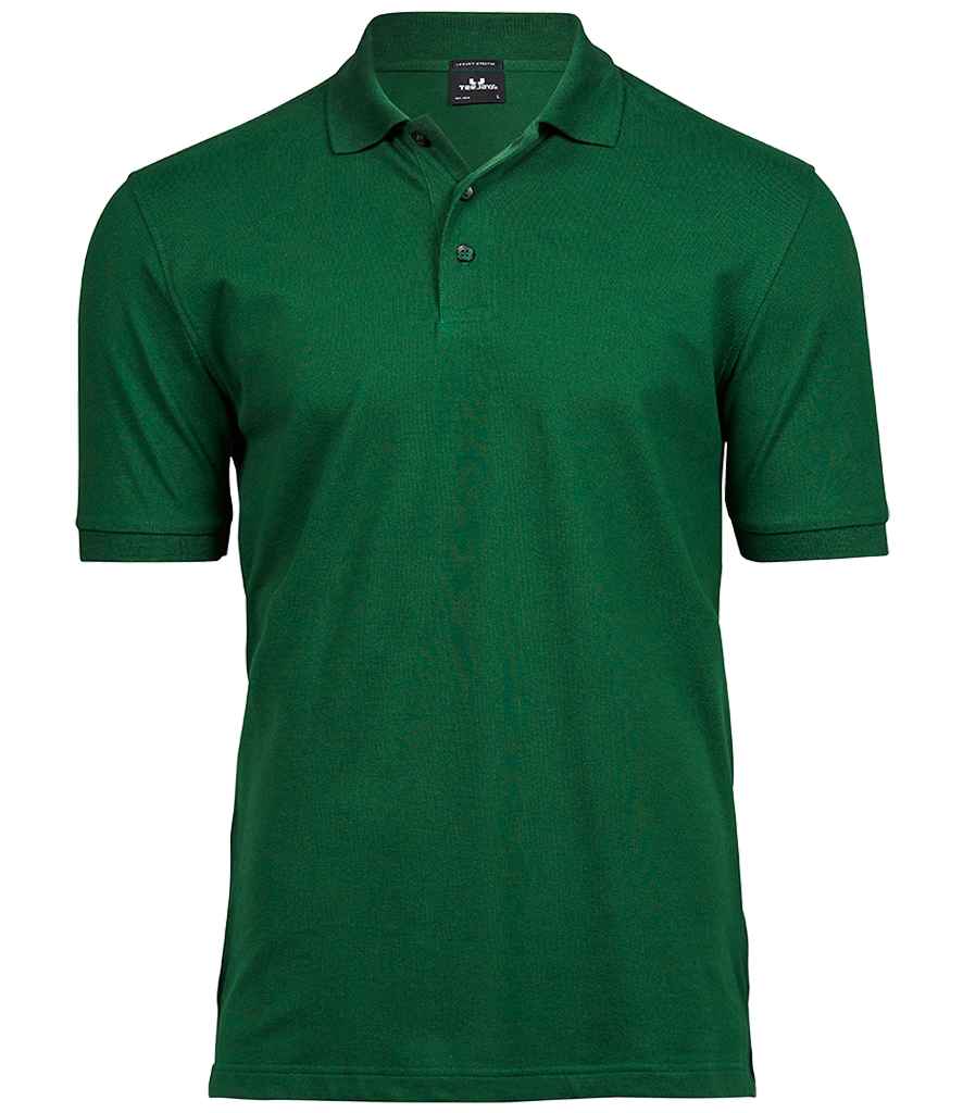 Tee Jays Luxury Stretch Piqué Polo Shirt | Forest Green - Eg Clothing UK