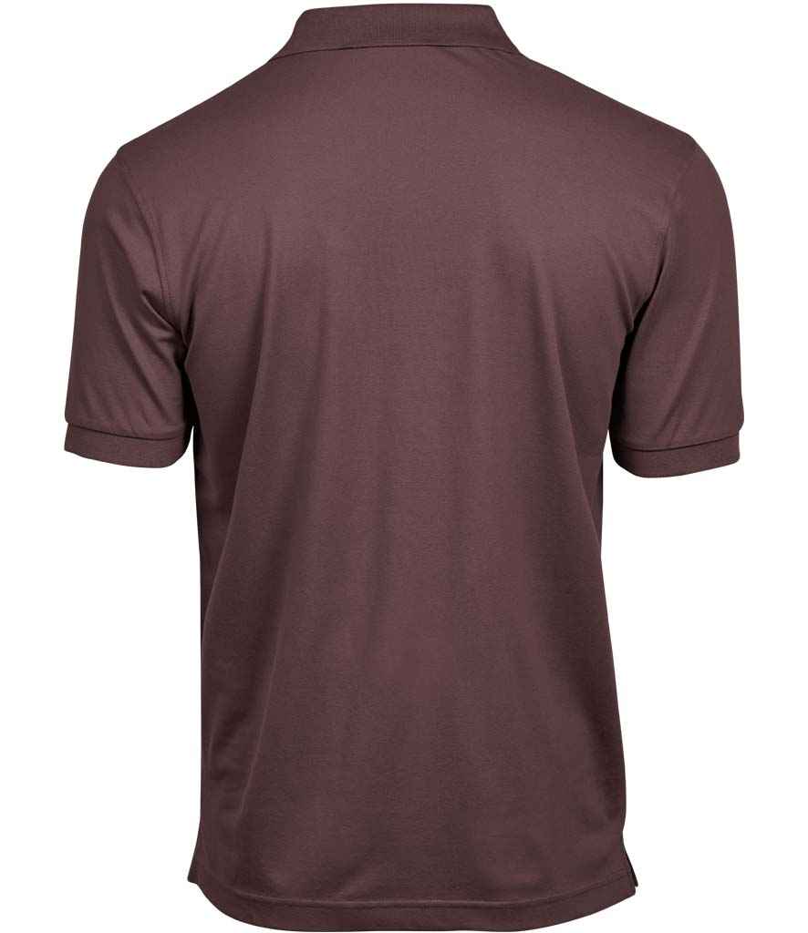 Tee Jays Luxury Stretch Piqué Polo Shirt | Grape - Eg Clothing UK