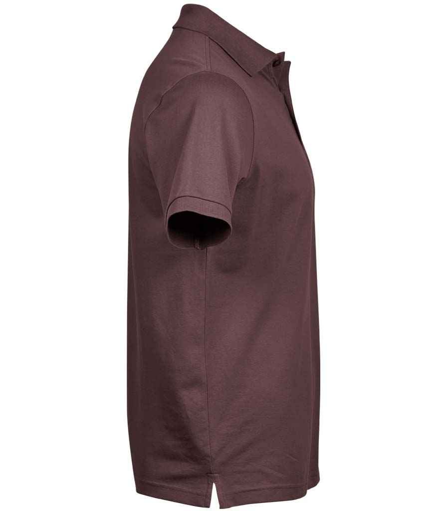 Tee Jays Luxury Stretch Piqué Polo Shirt | Grape - Eg Clothing UK