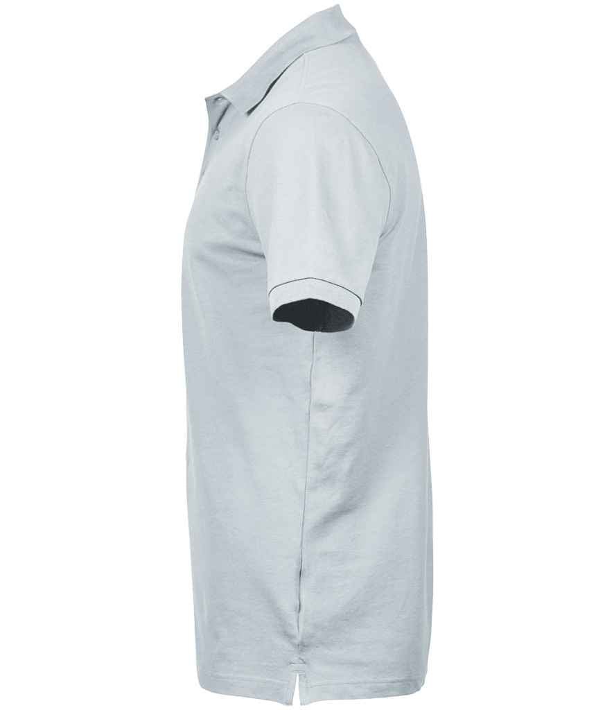 Tee Jays Luxury Stretch Piqué Polo Shirt | Ice Blue - Eg Clothing UK