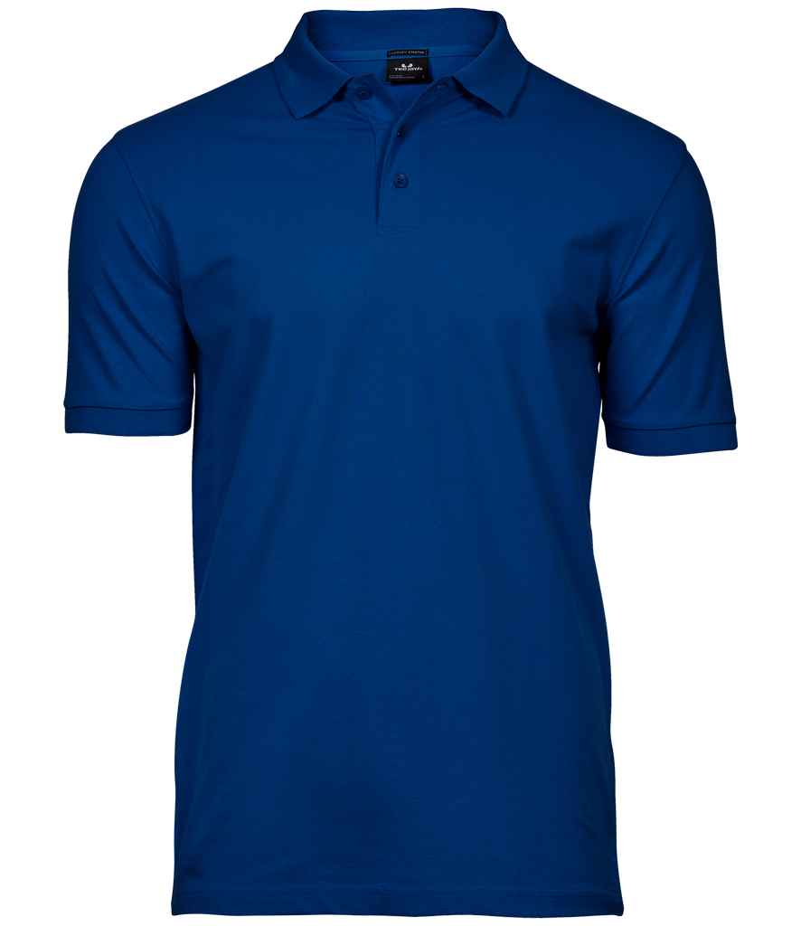 Tee Jays Luxury Stretch Piqué Polo Shirt | Indigo - Eg Clothing UK