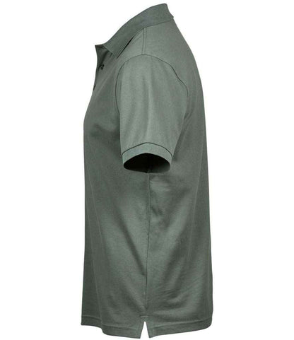 Tee Jays Luxury Stretch Piqué Polo Shirt | Leaf Green - Eg Clothing UK