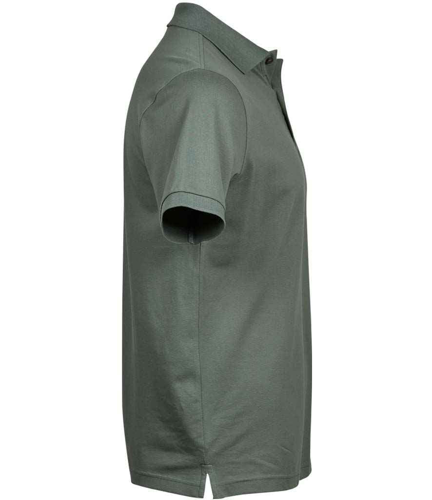 Tee Jays Luxury Stretch Piqué Polo Shirt | Leaf Green - Eg Clothing UK