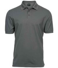 Tee Jays Luxury Stretch Piqué Polo Shirt | Powder Grey - Eg Clothing UK