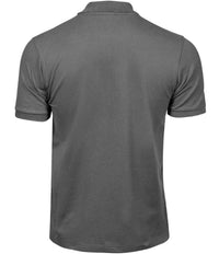 Tee Jays Luxury Stretch Piqué Polo Shirt | Powder Grey - Eg Clothing UK
