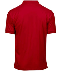 Tee Jays Luxury Stretch Piqué Polo Shirt | Red - Eg Clothing UK