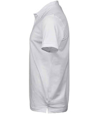Tee Jays Luxury Stretch Piqué Polo Shirt | White - Eg Clothing UK