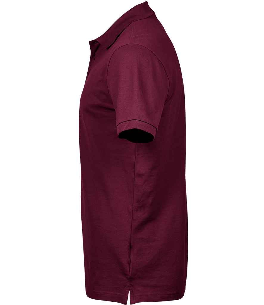 Tee Jays Luxury Stretch Piqué Polo Shirt | Wine - Eg Clothing UK