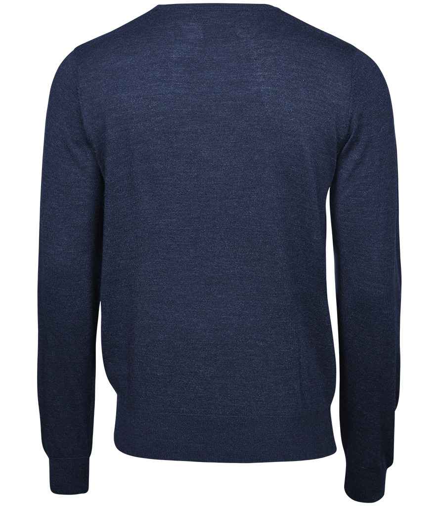 Tee Jays Merino Blend Crew Neck Sweater | Navy - Eg Clothing UK