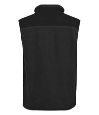 Tee Jays Mountain Fleece Bodywarmer | Black/Black - Eg Clothing UK