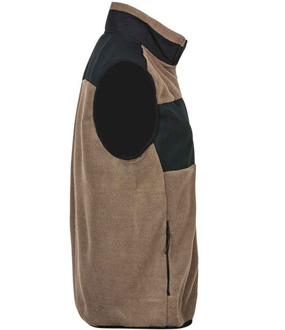 Tee Jays Mountain Fleece Bodywarmer | Clay/Black - Eg Clothing UK