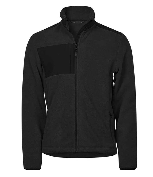 Tee Jays Mountain Fleece Jacket | Black/Black - Eg Clothing UK