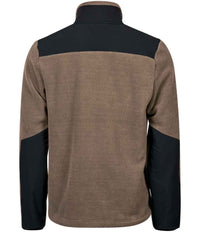 Tee Jays Mountain Fleece Jacket | Clay/Black - Eg Clothing UK