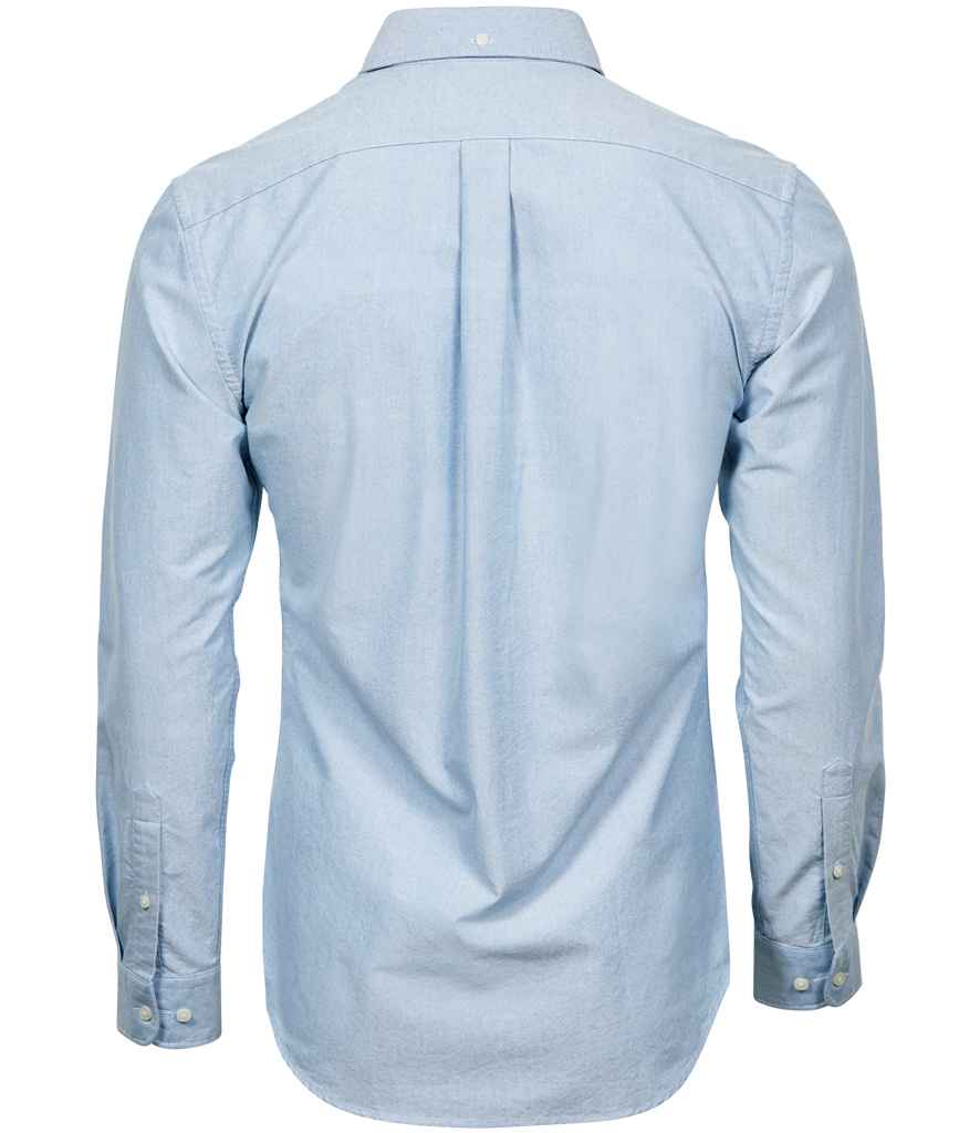 Tee Jays Perfect Long Sleeve Oxford Shirt | Light Blue - Eg Clothing UK
