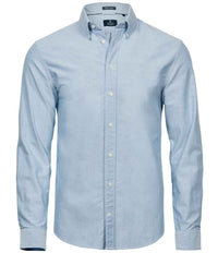 Tee Jays Perfect Long Sleeve Oxford Shirt | Light Blue - Eg Clothing UK