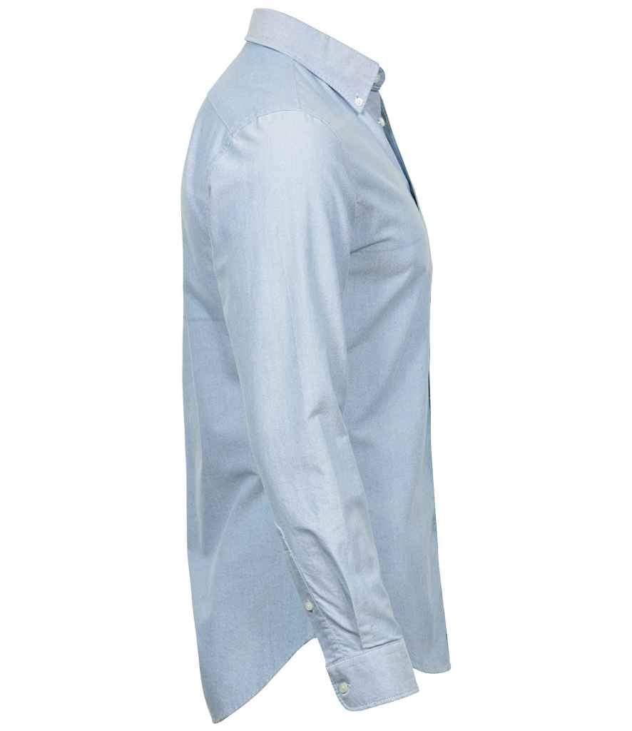 Tee Jays Perfect Long Sleeve Oxford Shirt | Light Blue - Eg Clothing UK
