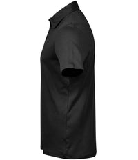 Tee Jays Pima Cotton Interlock Polo Shirt | Black - Eg Clothing UK
