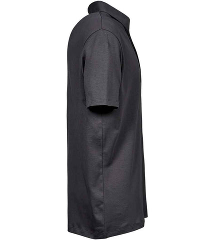 Tee Jays Pima Cotton Interlock Polo Shirt | Dark Grey - Eg Clothing UK