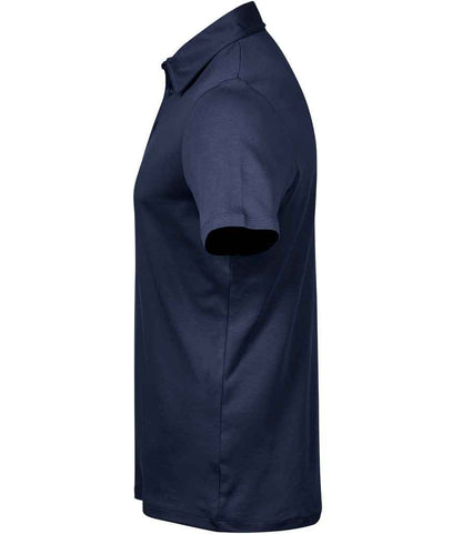 Tee Jays Pima Cotton Interlock Polo Shirt | Navy - Eg Clothing UK