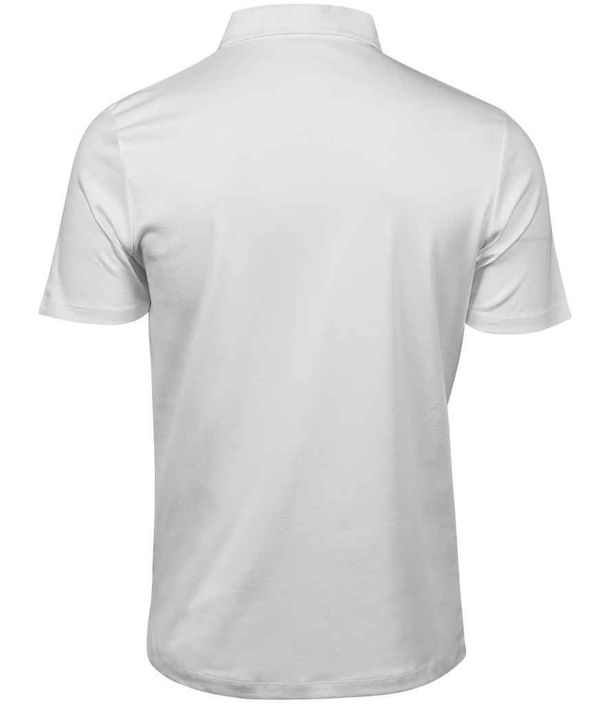 Tee Jays Pima Cotton Interlock Polo Shirt | White - Eg Clothing UK