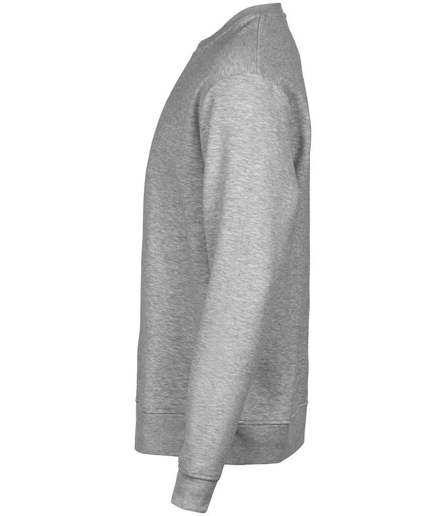 Tee Jays Power Organic Sweatshirt | Heather Grey - Eg Clothing UK