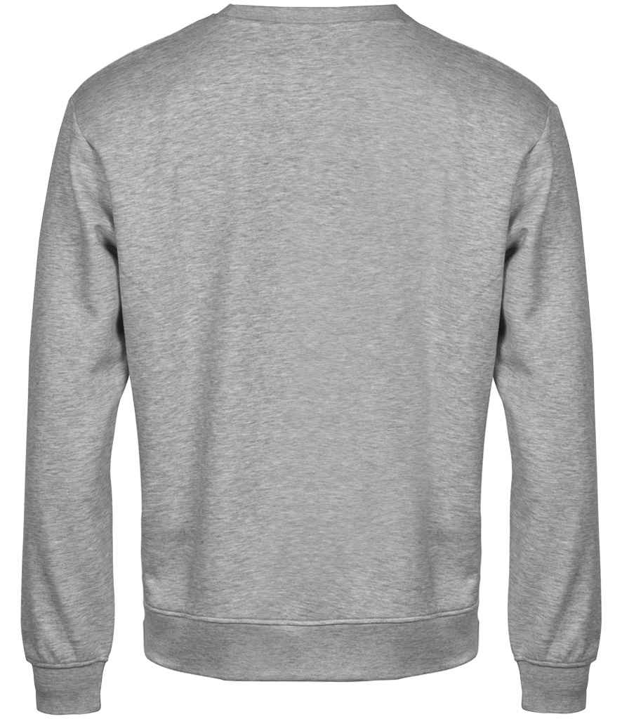 Tee Jays Power Organic Sweatshirt | Heather Grey - Eg Clothing UK