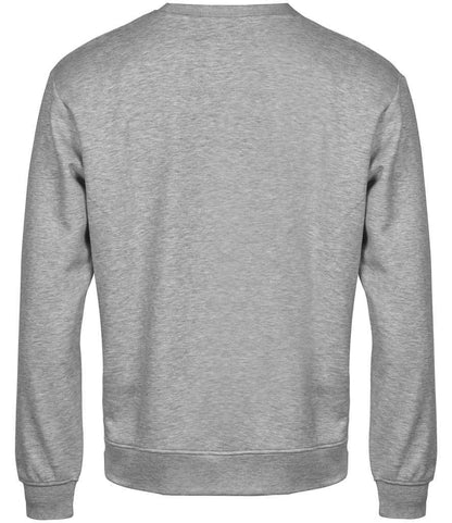 Tee Jays Power Organic Sweatshirt | Heather Grey - Eg Clothing UK