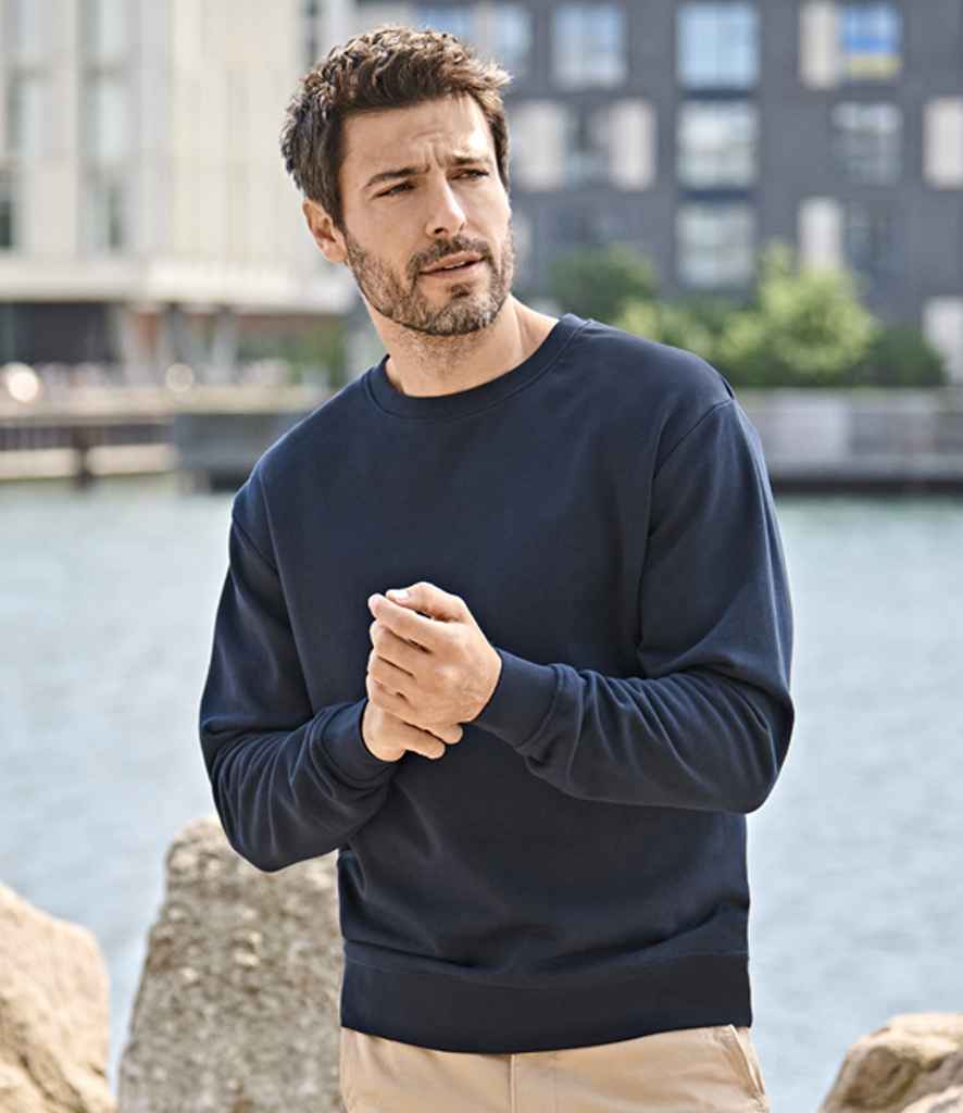 Tee Jays Power Organic Sweatshirt | Navy - Eg Clothing UK