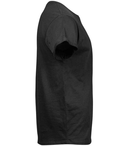 Tee Jays Roll - Up T - Shirt | Black - Eg Clothing UK