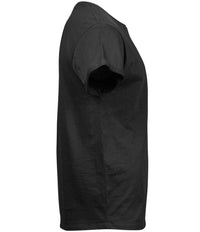Tee Jays Roll - Up T - Shirt | Black - Eg Clothing UK