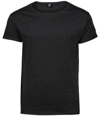 Tee Jays Roll - Up T - Shirt | Black - Eg Clothing UK