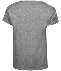 Tee Jays Roll - Up T - Shirt | Heather Grey - Eg Clothing UK