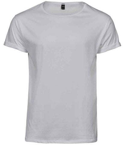Tee Jays Roll - Up T - Shirt | White - Eg Clothing UK