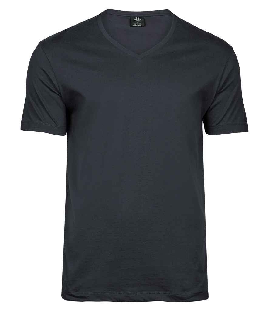 Tee Jays V Neck Sof T - Shirt | Dark Grey - Eg Clothing UK