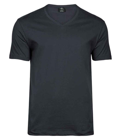 Tee Jays V Neck Sof T - Shirt | Dark Grey - Eg Clothing UK